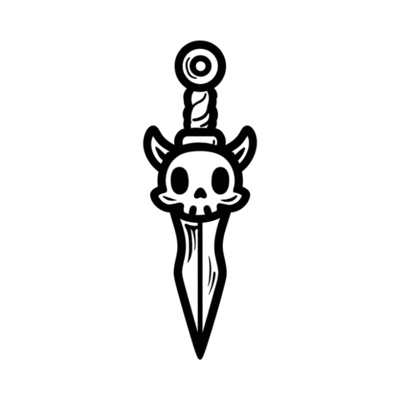 Daga calavera